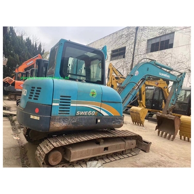 Excavatrice miniature SWE60 de Sunward avec vanne hydraulique d'origine et capacité de seau de 0,23 m3