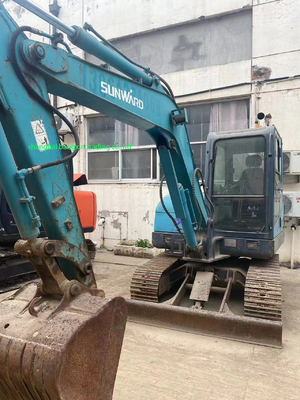 Excavatrice miniature SWE60 de Sunward avec vanne hydraulique d'origine et capacité de seau de 0,23 m3