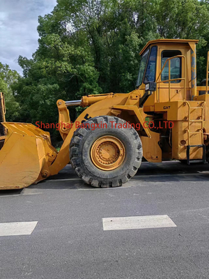 Chargeur à roues CAT980F d'occasion avec une puissance et une stabilité hydrauliques élevées Bon état