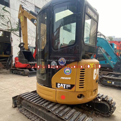 Oui, vous pouvez inspecter une petite machine mini-pelée utilisée CAT 303 3000 KG Poids de la machine