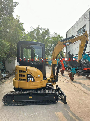 Oui, vous pouvez inspecter une petite machine mini-pelée utilisée CAT 303 3000 KG Poids de la machine