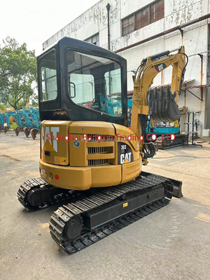 Oui, vous pouvez inspecter une petite machine mini-pelée utilisée CAT 303 3000 KG Poids de la machine