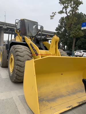 Origine japonaise 21 tonnes Utilisé Komatsu WA470 chargeurs à roues Charge nominale 7 tonnes prêt à fonctionner