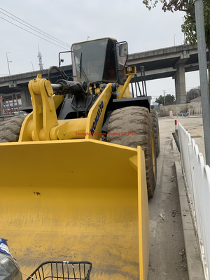 Origine japonaise 21 tonnes Utilisé Komatsu WA470 chargeurs à roues Charge nominale 7 tonnes prêt à fonctionner