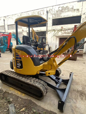 0.23m3 Capacité de seau Komatsu PC40MR mini-excavatrice avec toutes les fonctions normales