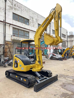 0.23m3 Capacité de seau Komatsu PC40MR mini-excavatrice avec toutes les fonctions normales
