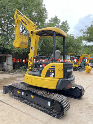 0.23m3 Capacité de seau Komatsu PC40MR mini-excavatrice avec toutes les fonctions normales