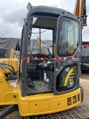 Comatsu PC55MR Mini Excavator avec 90% de degré et original cylindre hydraulique