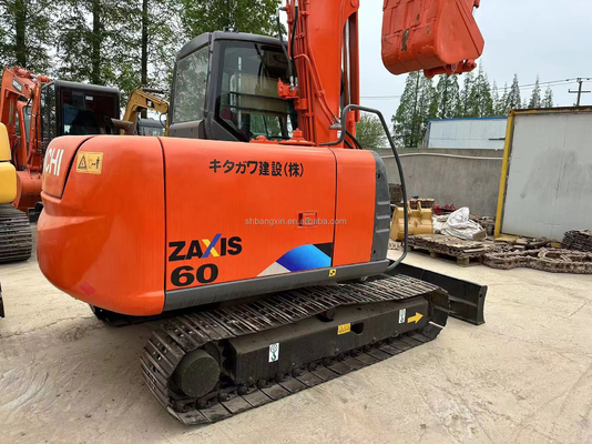 Hitachi ZX60 Mini Excavator Forte puissance et stabilité hydraulique pour votre construction