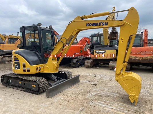 Comatsu PC55MR Mini Excavator avec 90% de degré et original cylindre hydraulique