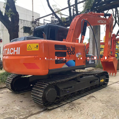 Petite machine utilisée Mini Excavator Hitachi ZX120 avec pompe hydraulique d'origine