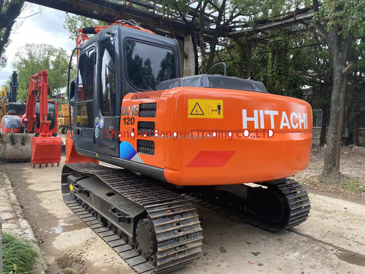 Petite machine utilisée Mini Excavator Hitachi ZX120 avec pompe hydraulique d'origine