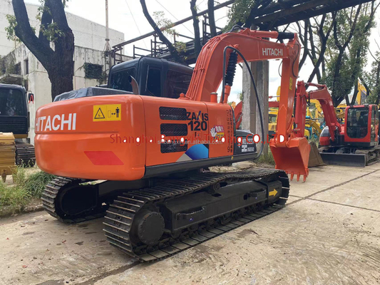 Petite machine utilisée Mini Excavator Hitachi ZX120 avec pompe hydraulique d'origine