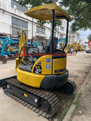 3 tonnes de mini-excavatrice utilisée Komatsu PC30 avec expédition gratuite et manœuvrabilité flexible