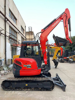 KUBOTA KX155-3z de seconde main 5 tonnes Petite machine à creuser Mini-excavatrice d'occasion
