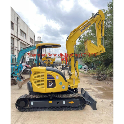 Mini-excavatrice Komatsu PC40MR avec soupape hydraulique d'origine et capacité de seau de 0,23 m3