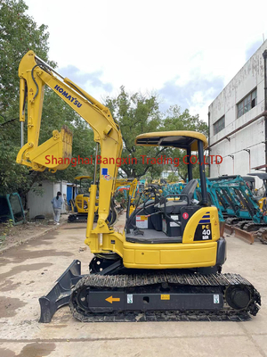 4 tonnes de mini-pelles Komatsu PC40MR avec certificat EPA/CE et stabilité hydraulique