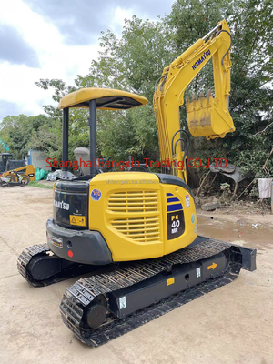 4 tonnes de mini-pelles Komatsu PC40MR avec certificat EPA/CE et stabilité hydraulique