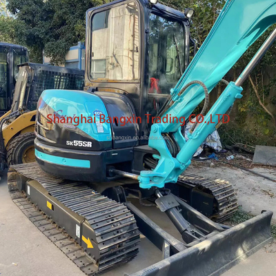Pratiquement original, fabriqué en 2023, année de fabrication, mini-excavatrice, utilisée, Kobelco SK55.