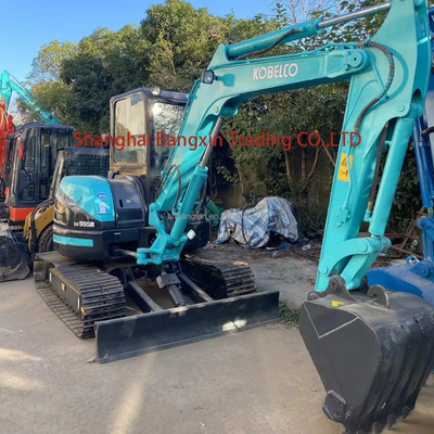 Pratiquement original, fabriqué en 2023, année de fabrication, mini-excavatrice, utilisée, Kobelco SK55.