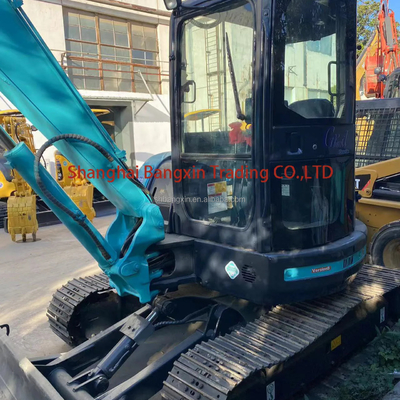 700 heures de travail Mini-excavatrice utilisée Kobelco SK55 Forte puissance et stabilité hydraulique