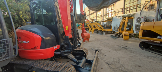 Faible temps de travail KUBOTA KX163 Mini-excavatrice pour les projets de construction