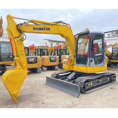 Temps de travail réduit 2020 Année 7 Tonnes Mini Excavator utilisée Komatsu PC78US en bon état