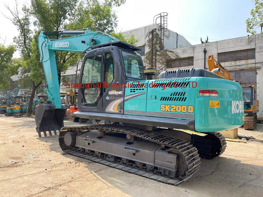 Pompes hydrauliques d'origine Kobelco SK200 Mini Excavateur Excavateur à rampe d'occasion