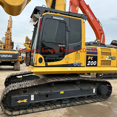 Achetez une excavatrice Komatsu PC200 d'occasion avec pompe hydraulique originale