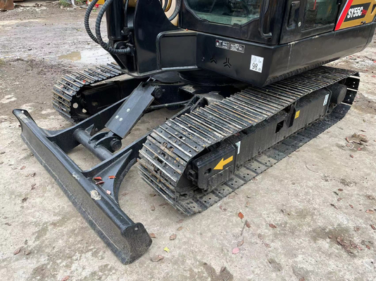 Mini-excavatrice SANY SY55C de petite taille et grande puissance avec cylindre hydraulique d'origine