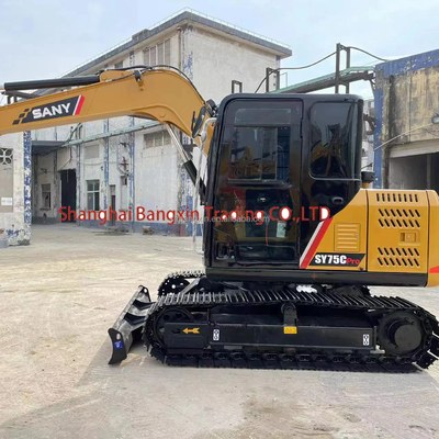 SANY SY75C Mini Excavator 7500 KG Poids de la machine et conception compacte
