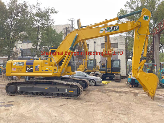 Excavateur d'occasion Komatsu PC240 et capacité de seau de 1,3 m3 avec une période de 1 an après vente