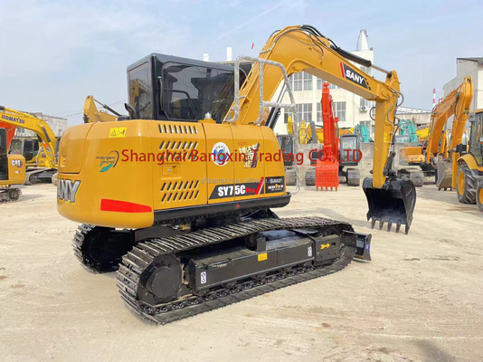 Excavatrice utilisée SANY SY75C Année 2020 Toutes les fonctions normales Livraison gratuite