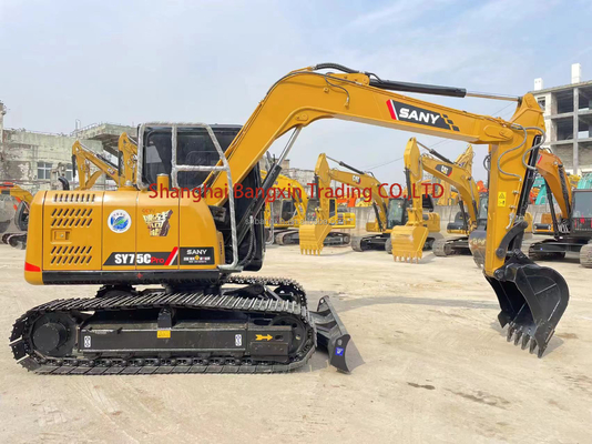 Excavatrice utilisée SANY SY75C Année 2020 Toutes les fonctions normales Livraison gratuite