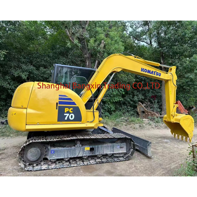 Excavatrice miniature Komatsu PC70-8 certifiée CE/EPA avec service après-vente et moteur Cummins