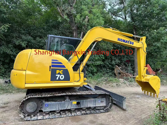 Excavatrice miniature Komatsu PC70-8 certifiée CE/EPA avec service après-vente et moteur Cummins