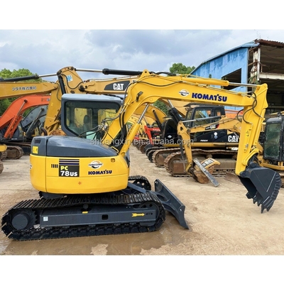 Excavateur à 90% Japon Excavateur hydraulique Komatsu PC78US avec toutes fonctions normales