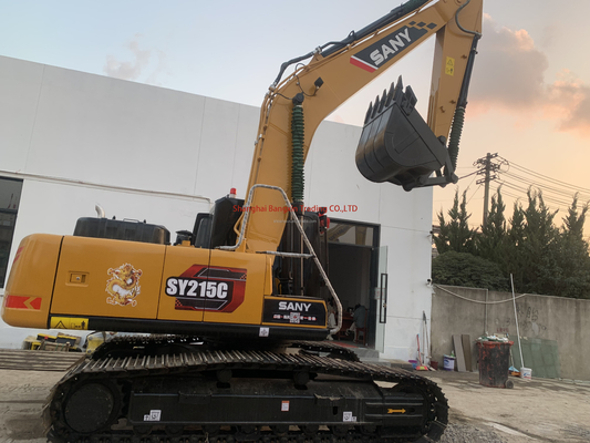 Sany SY215 de seconde main Excavateur 600 heures de travail 118k Poids Excellent état