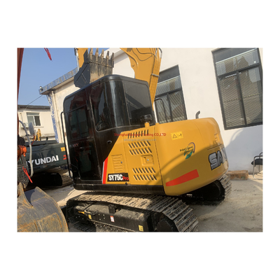 Excavateur à rouleaux Sany SY75 mondial avec soupape hydraulique d'origine