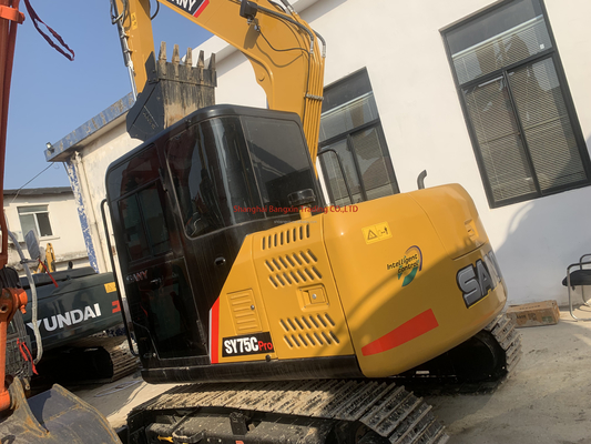 Excavateur à rouleaux Sany SY75 mondial avec soupape hydraulique d'origine