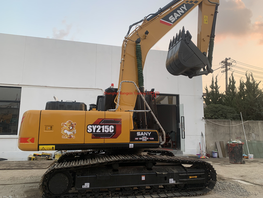 Période de 1 an après vente 21 tonnes Sany Excavatrice utilisée SY215C pour l'industrie