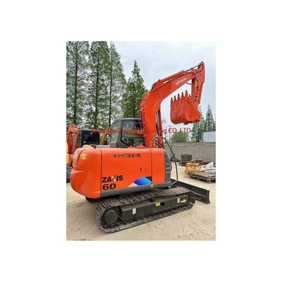 Mini-excavatrice Hitachi ZX60 avec une excellente performance de travail et une capacité de 0,25 seau
