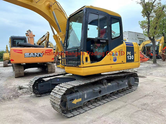 Excavateur Komatsu PC130-7 importé du Japon 13 tonnes 600 heures de travail 0,6 capacité de seau