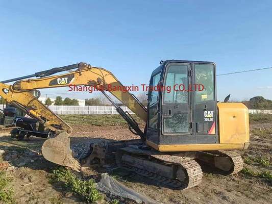 Fabriqué Cat 305.5E2 Excavateur 90% de traces d'acier Mini Excavateur d'occasion avec expédition gratuite