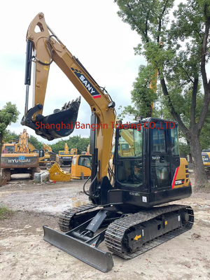 Excavateur Global Sany SY55C avec chargeuse à lame mobile de type rampant