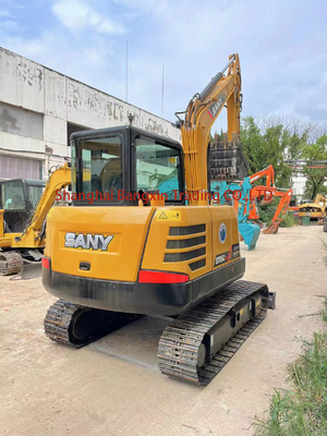 Excavateur Global Sany SY55C avec chargeuse à lame mobile de type rampant