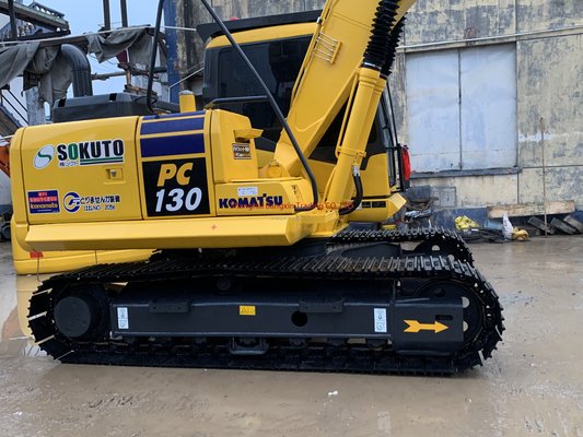 Excavatrice utilisée Komatsu PC130 certifiée EPA/CE avec moteur d'origine et abordable