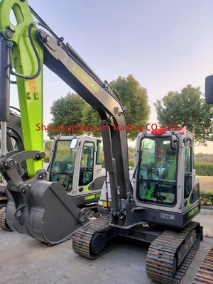 800 heures de travail utilisées Zoomlion ZE75GA Excavator pour la construction d'ingénierie au mieux