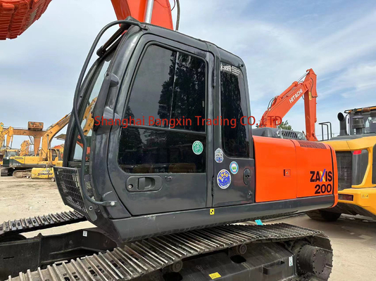 Excavatrice utilisée Hitachi ZX200-HHE avec cylindre hydraulique d'origine