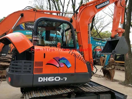 90% DH60-7 Mini-excavatrice utilisée pour la machine de construction des excavatrices à rampe